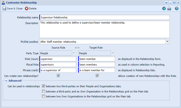 customising relationships 1