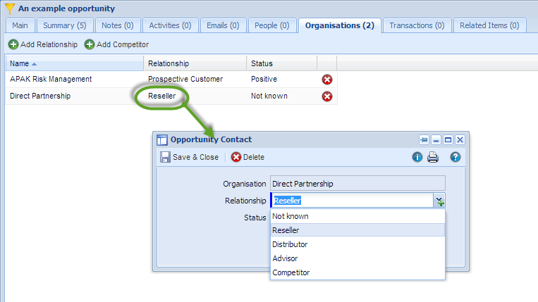 Creating relationships with DLIs