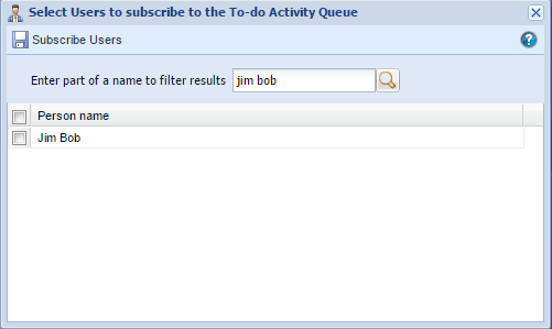 Select Users 