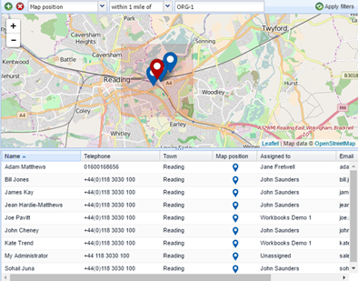 Mapping example