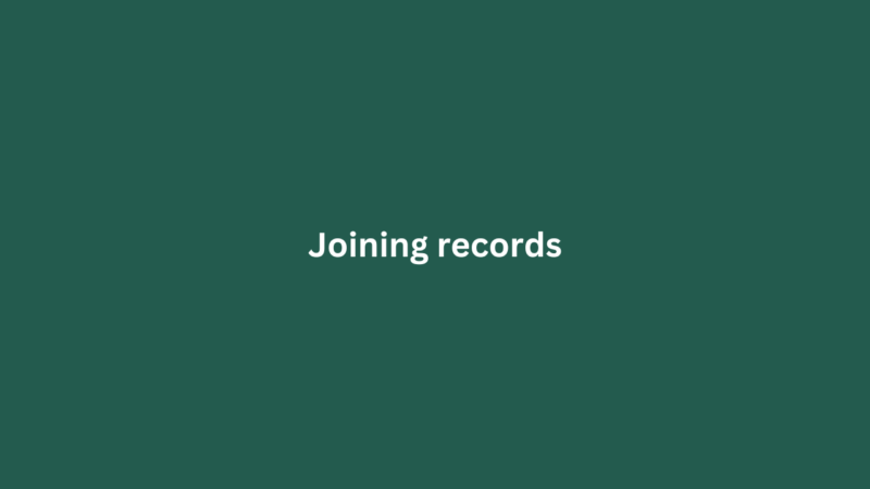 Joining Records featured image