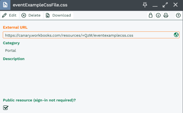 Adding Custom CSS to the Event Portal | Workbooks CRM Support