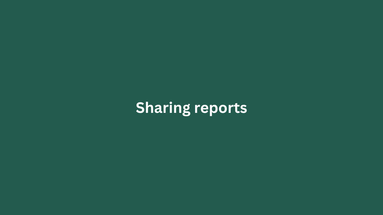 Sharing Reports featured image